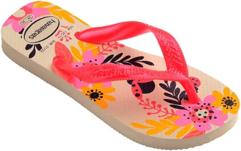 Havaianas Chinelo Kids Flores Branco - Sandalia Meninas 29 - Festa de Verão - Image 2