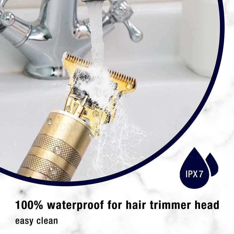 Máquina De Cortar Cabelo Para Barba Masculina Designer Aleatório Elétrico Profissional - Image 2
