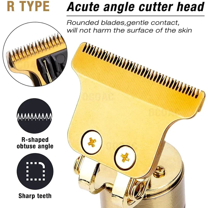 Máquina De Cortar Cabelo Para Barba Masculina Designer Aleatório Elétrico Profissional - Image 5