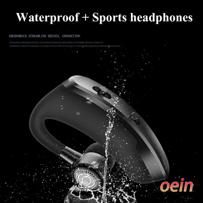 S109 Fone De Ouvido Esportivo Bluetooth 5.0 Sem Fio Com Cancelamento De Ruído/Microfone - Image 4