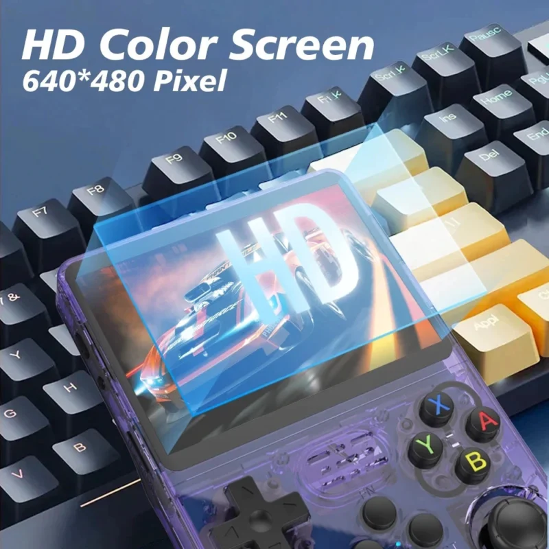 Console Portátil R36S + de 15.000 Jogos Vídeo Game 64g Linux Tela IPS 3.5 Polegadas a Pronta Entrega - Image 5
