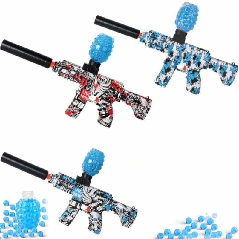 Arma Metralhadora blaster Lança Bolinhas De Gel Elétrica Pistola de gel blaster - Image 3